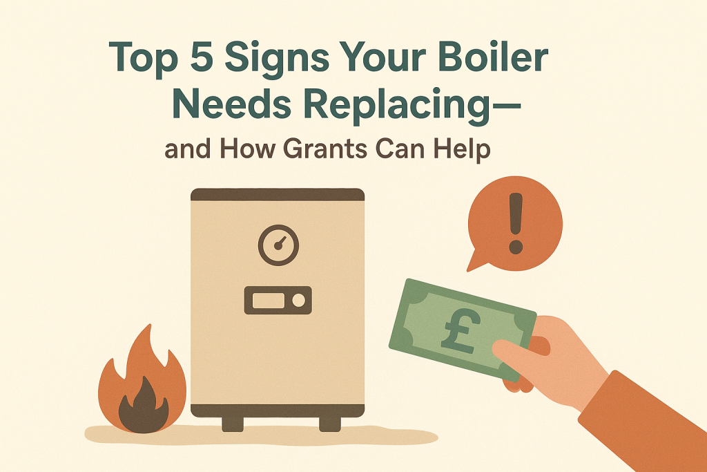 Top 5 Signs Your Boiler Needs Replacing—and How Grants Can Help
