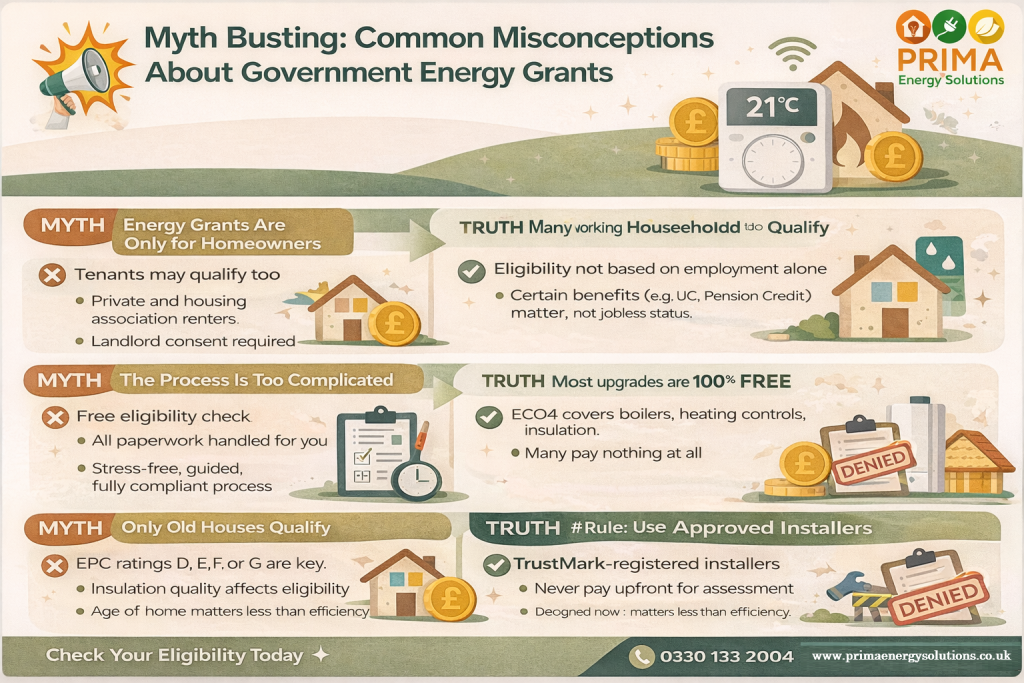 Myth Busting: Common Misconceptions About Government Energy Grants