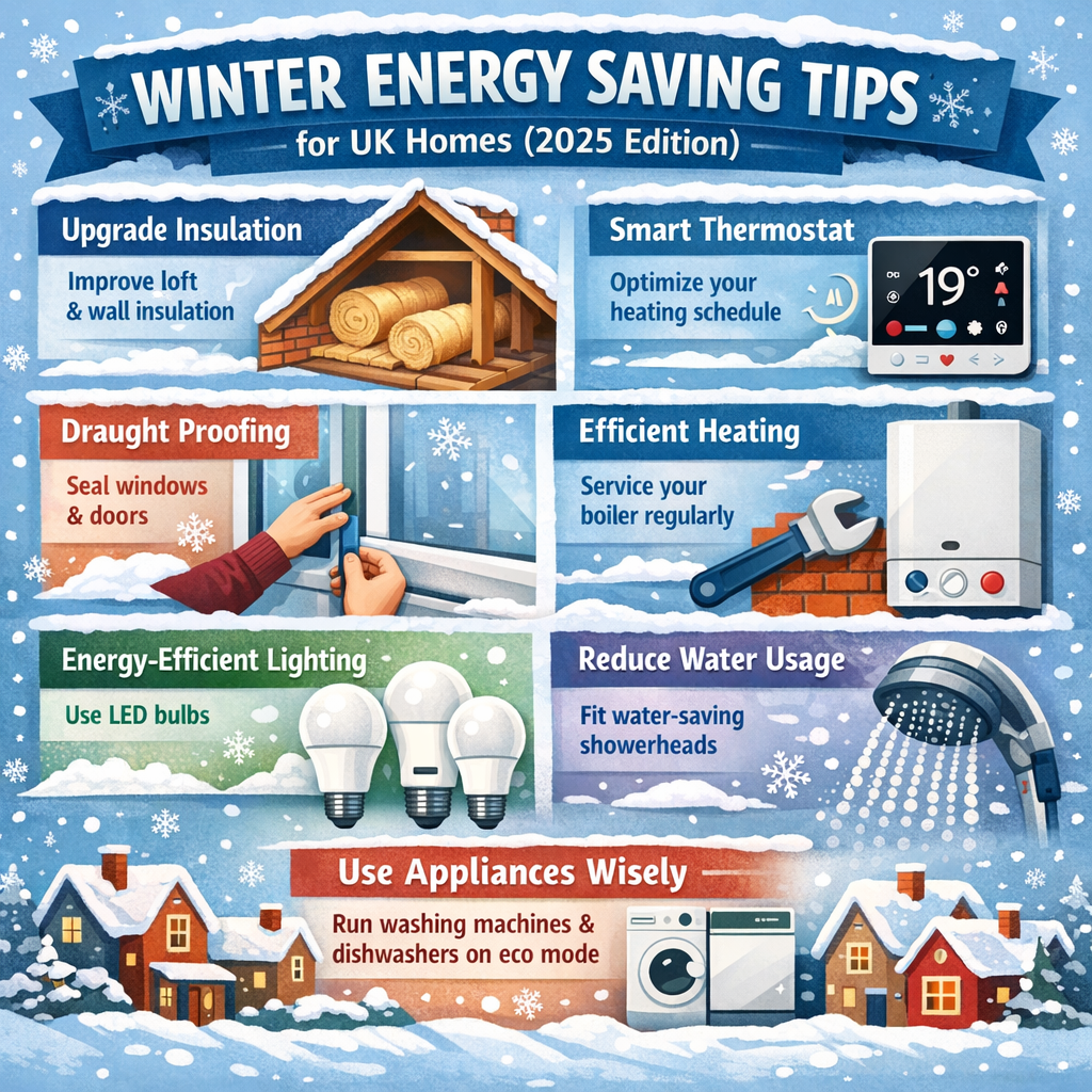 Winter Energy Saving Tips for UK Homes (2025 Edition)